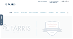 Desktop Screenshot of farrislaw.net