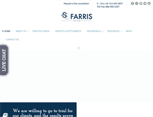 Tablet Screenshot of farrislaw.net